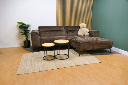 Refurbished Chaise Longue Bruin Iris