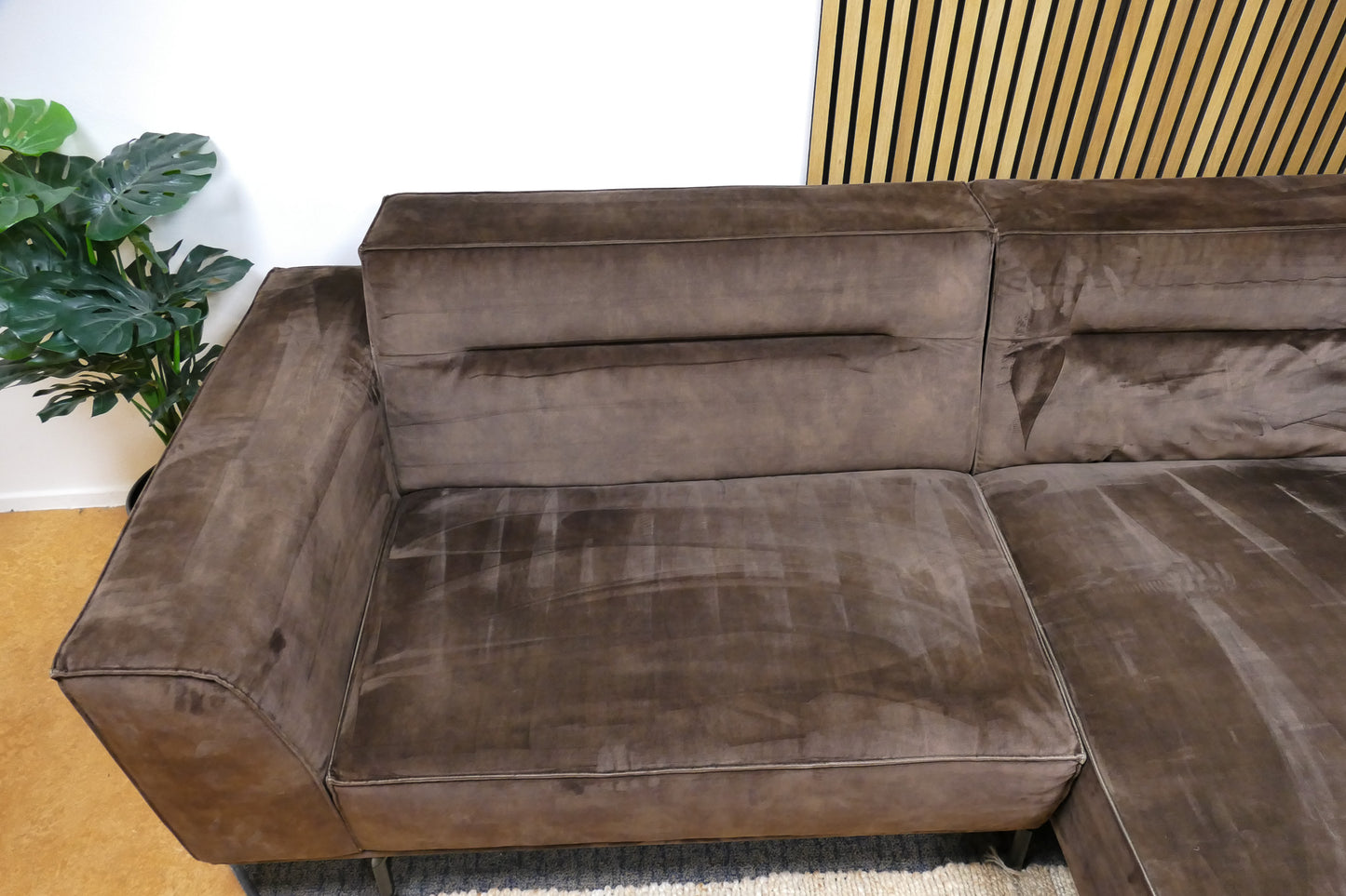 Refurbished Chaise Longue Bruin Iris