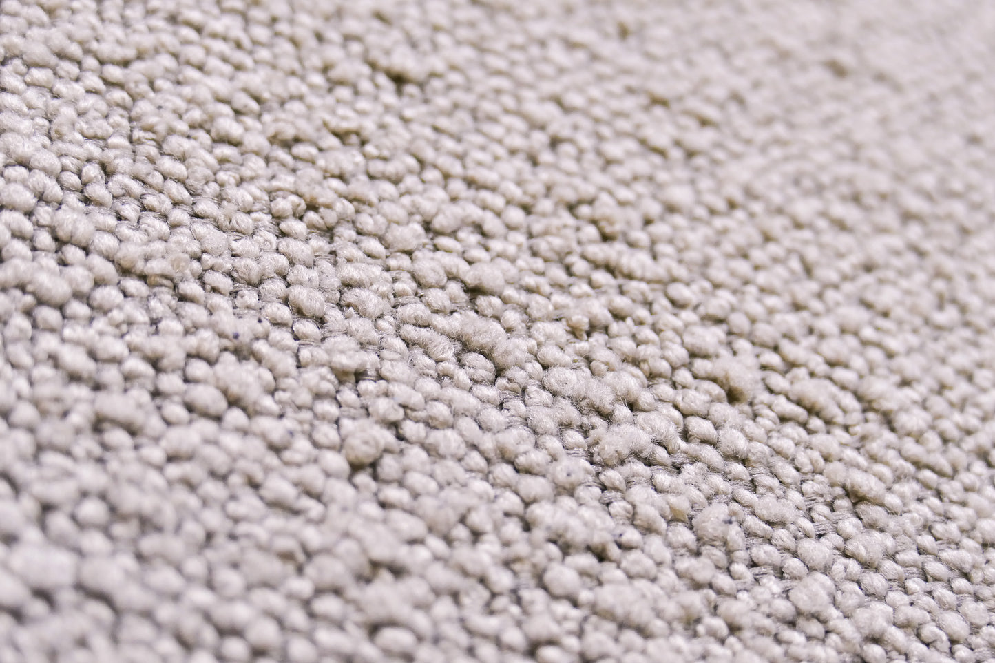 Refurbished hoekbank bouclé beige
