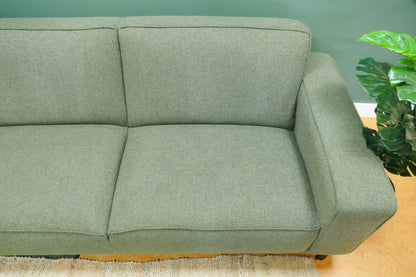 Refurbished Hoekbank Trendhopper Groen Gemêleerd