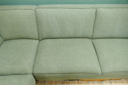 Refurbished Hoekbank Trendhopper Groen Gemêleerd