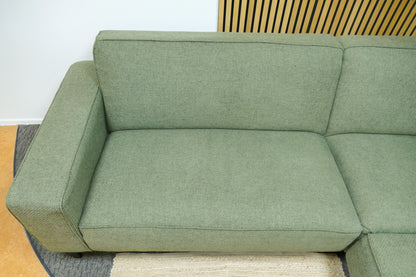 Refurbished Hoekbank Trendhopper Groen Gemêleerd