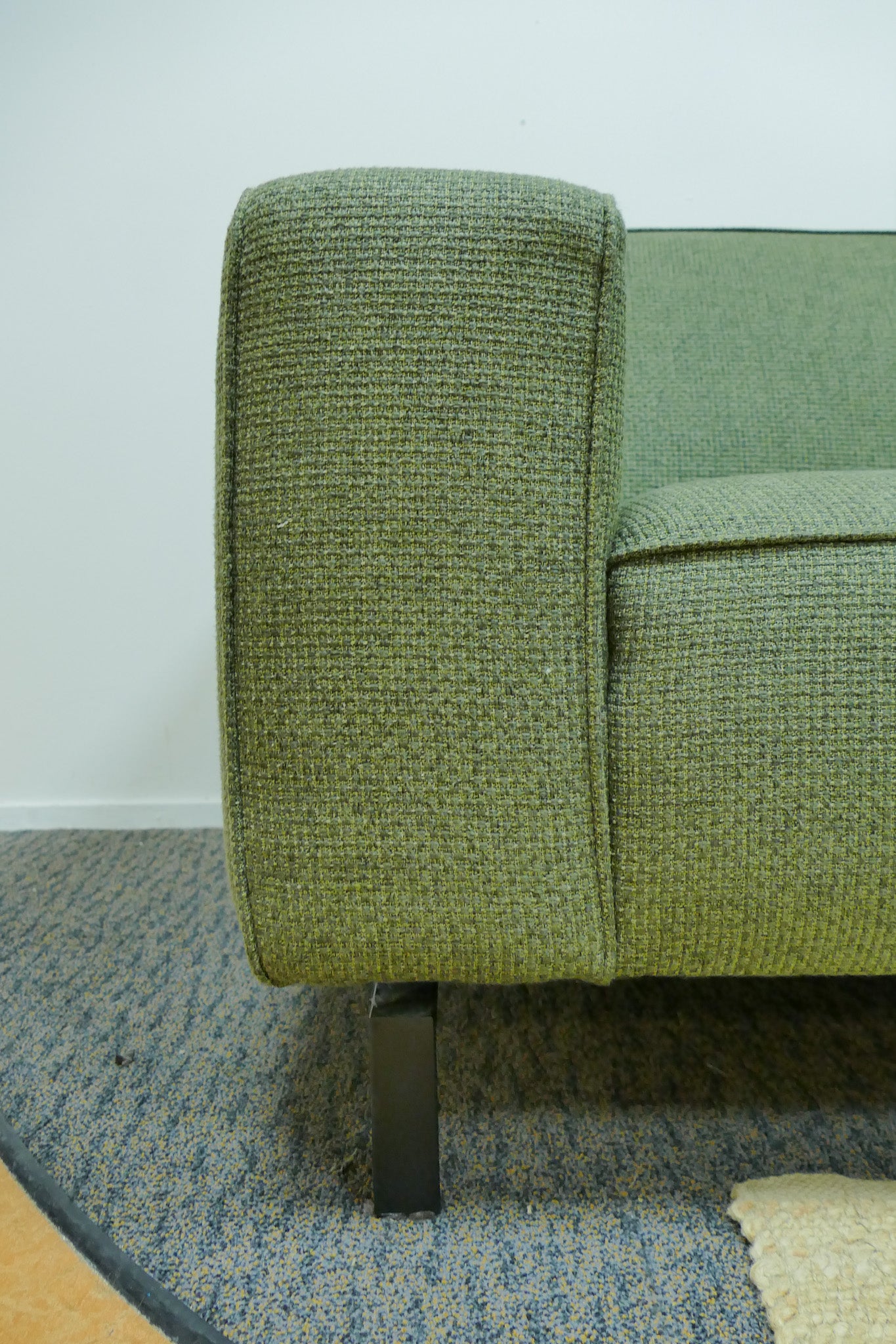Refurbished Hoekbank Trendhopper Groen Gemêleerd