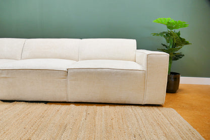 Refurbished Ronde Chaise Longue Micadoni Beige