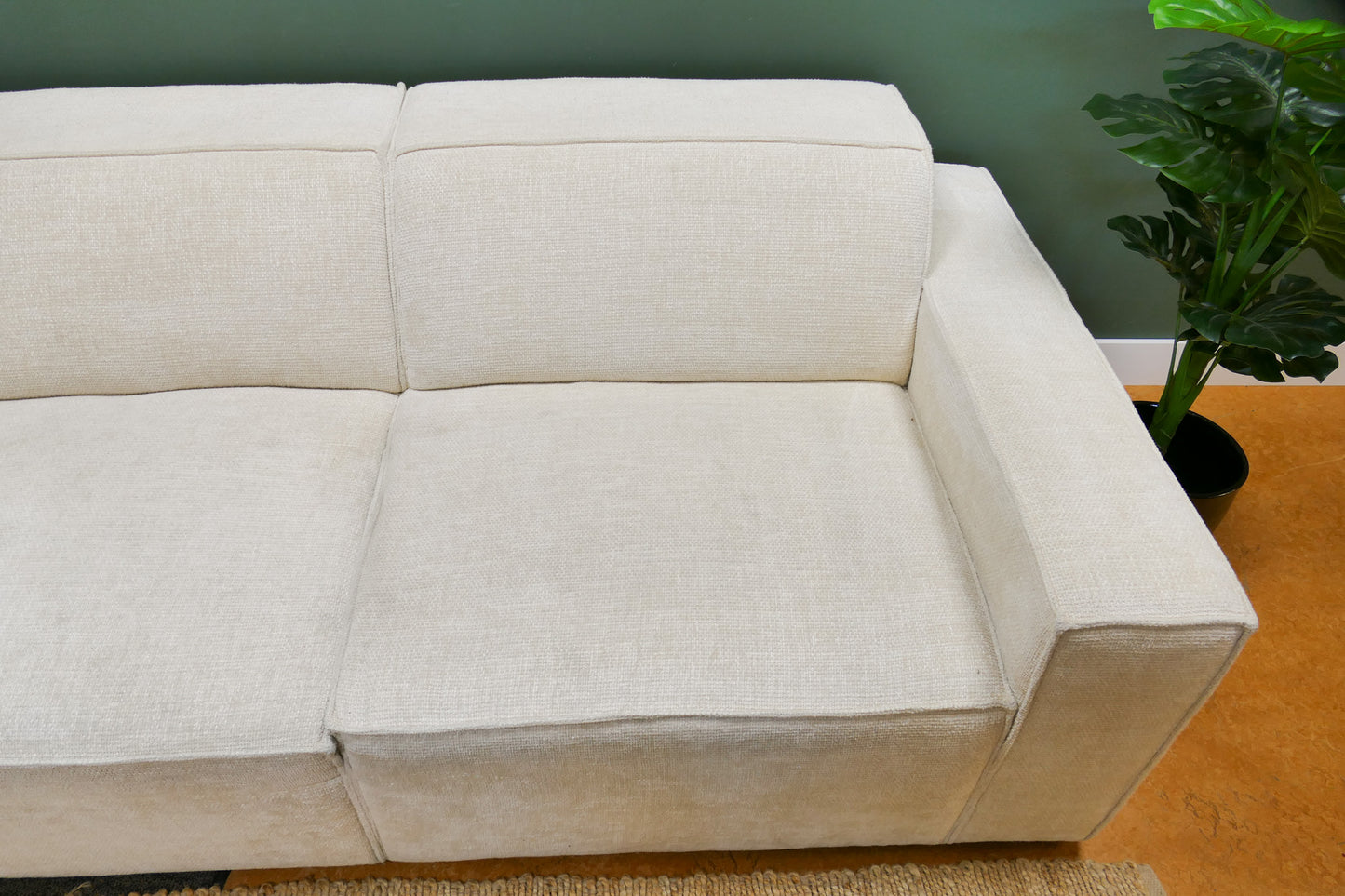 Refurbished Ronde Chaise Longue Micadoni Beige