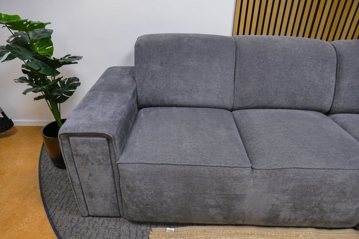 Refurbished Moderne Hoekbank Antraciet