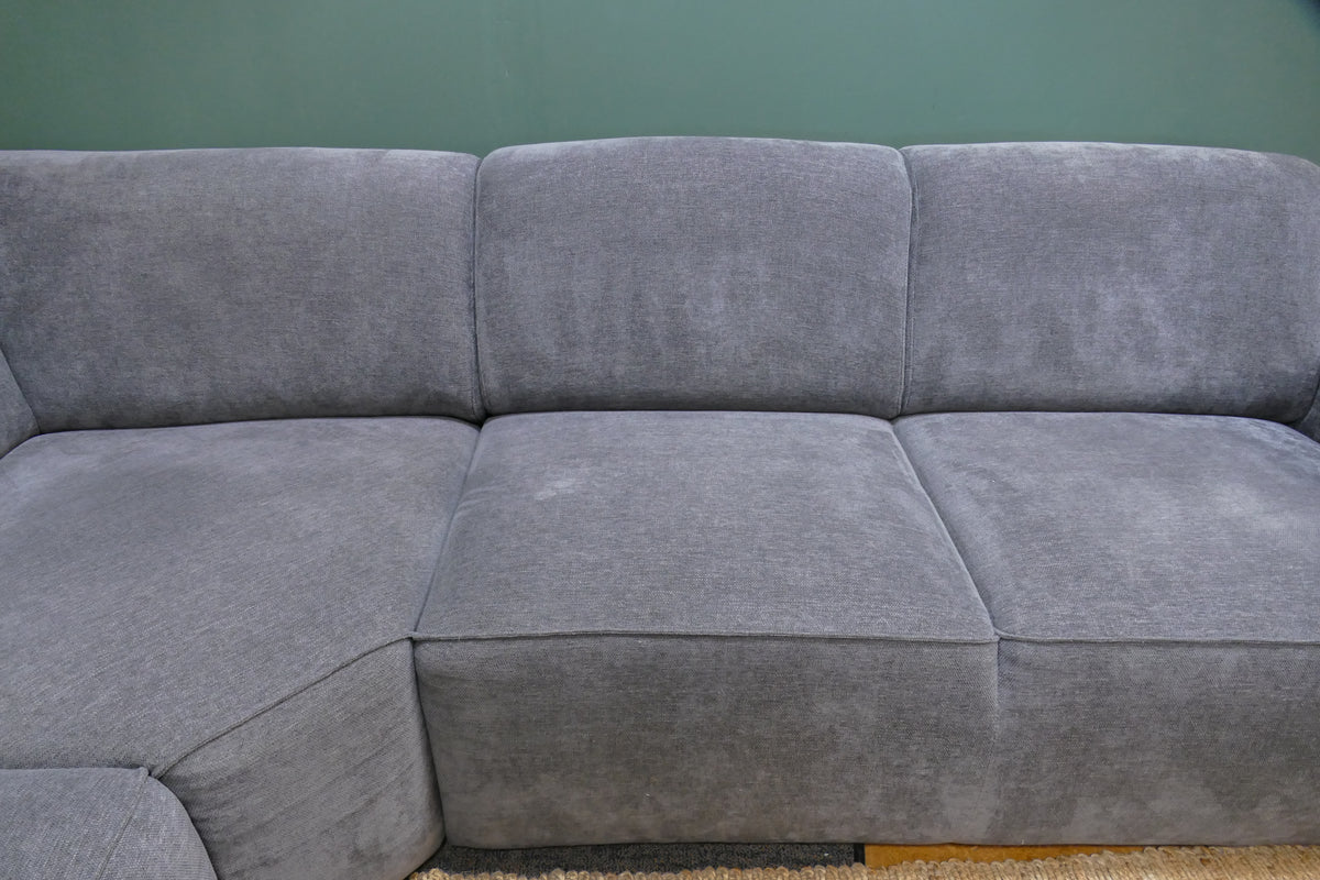 Refurbished Moderne Hoekbank Antraciet
