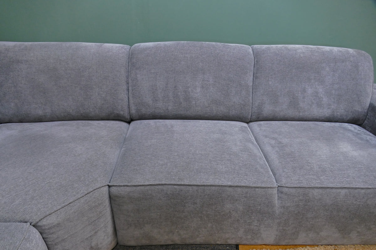 Refurbished Moderne Hoekbank Antraciet