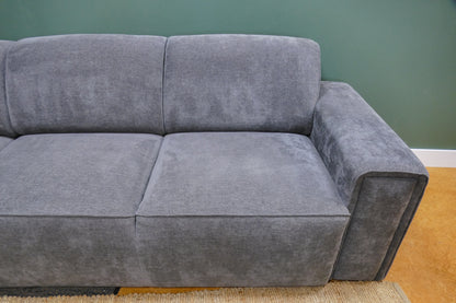 Refurbished Moderne Hoekbank Antraciet