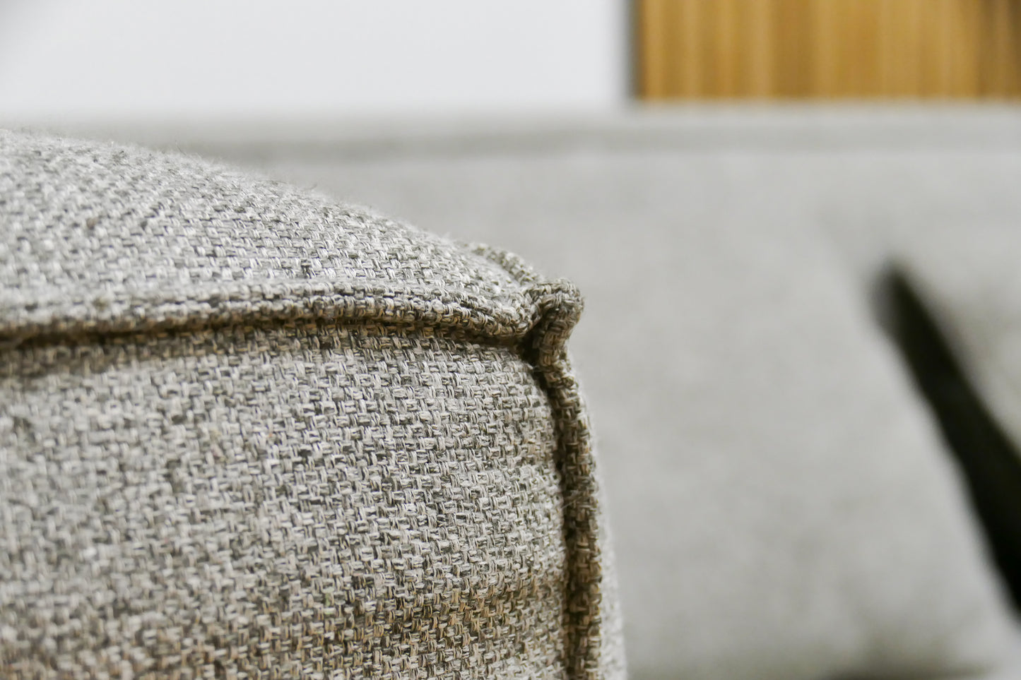 Refurbished Grijze Chaise Longue Woood Bean