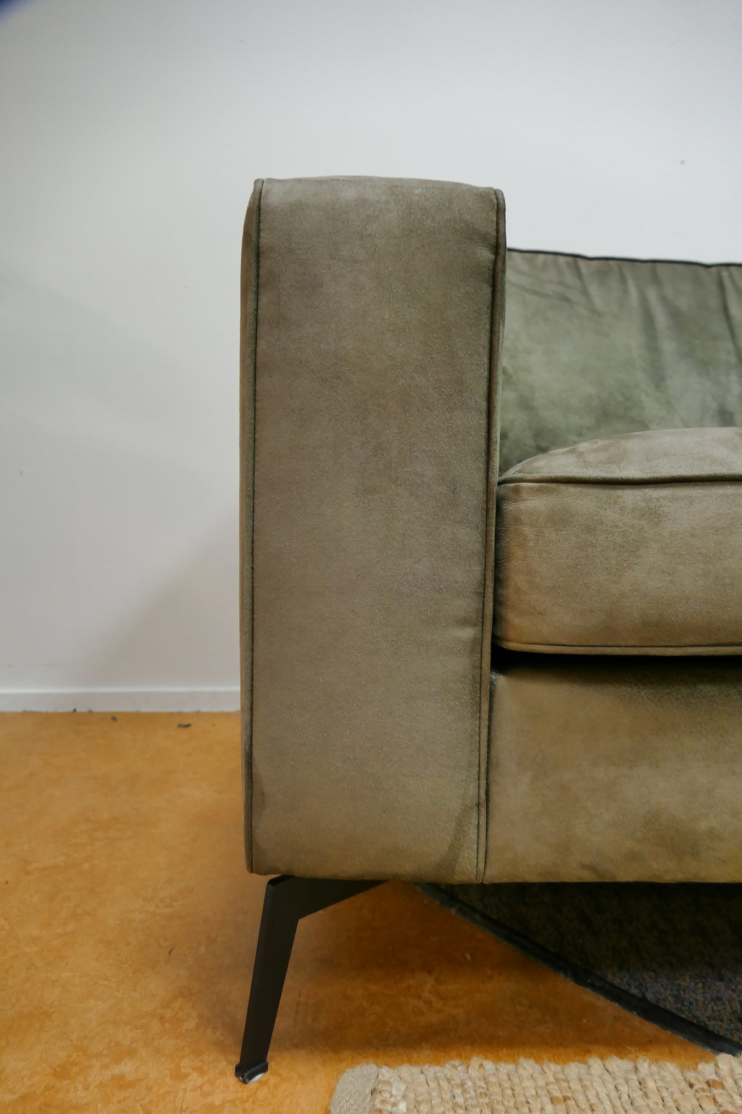 Refurbished Hoekbank Feelings Microvezel Groen