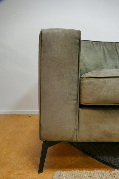 Refurbished Hoekbank Feelings Microvezel Groen