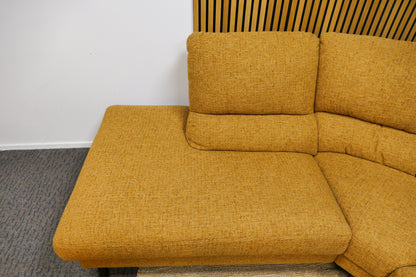 Refurbished Hoekbank Zonnebloem Geel met Hoge Rugleuning