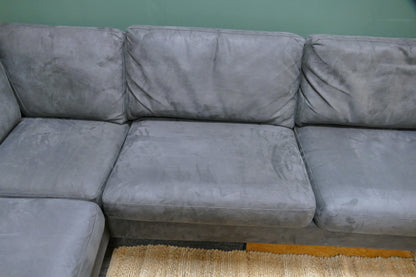 Refurbished Hoekbank Microvezel Antraciet