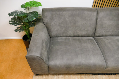Refurbished Hoekbank Antraciet Microvezel
