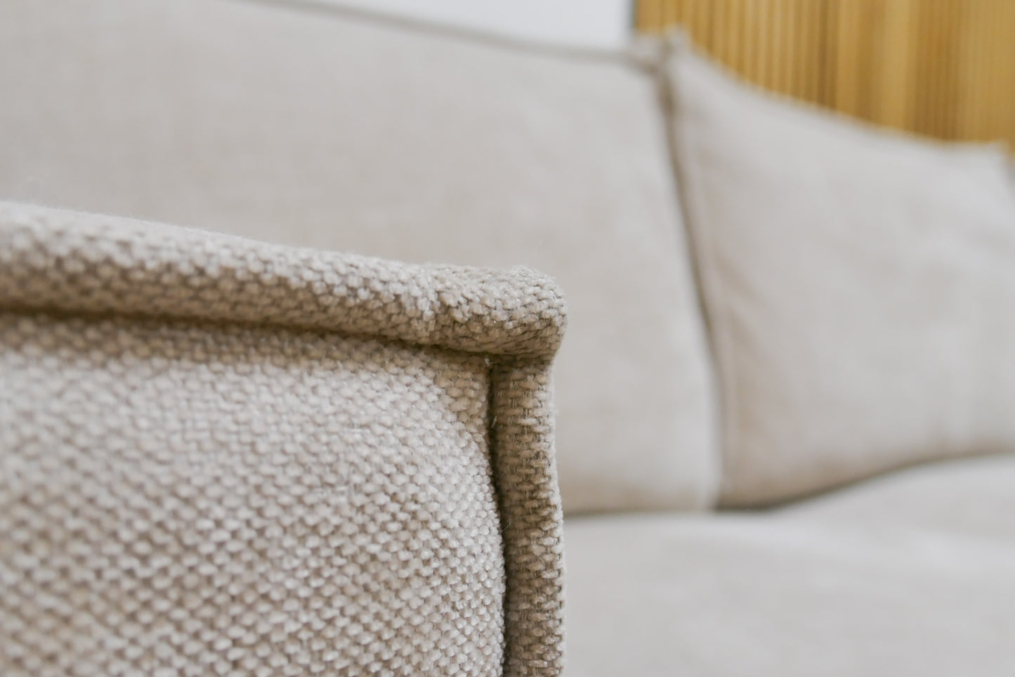 Refurbished Moderne Hoekbank Beige