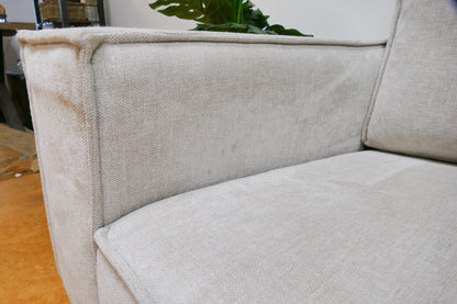 Refurbished Moderne Hoekbank Beige