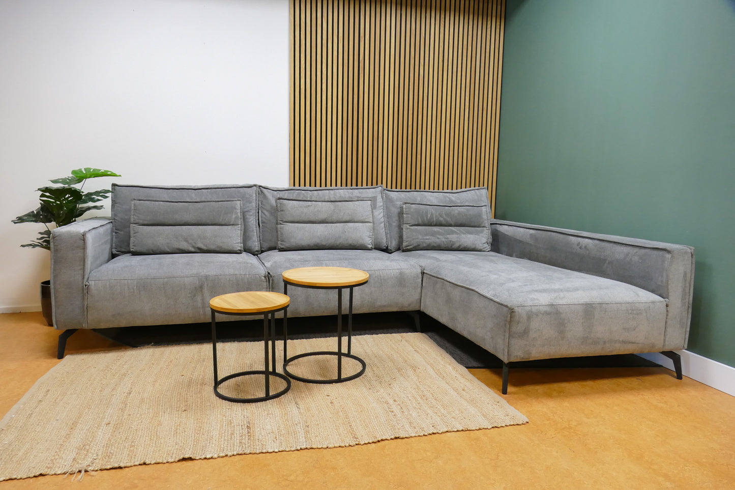 Refurbished Hoekbank Room 108 Grijs