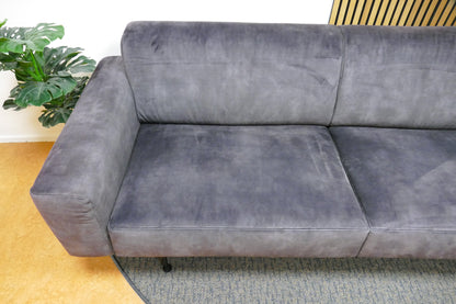 Refurbished 3-Zits Passe Partout Zico Velvet Donkergrijs