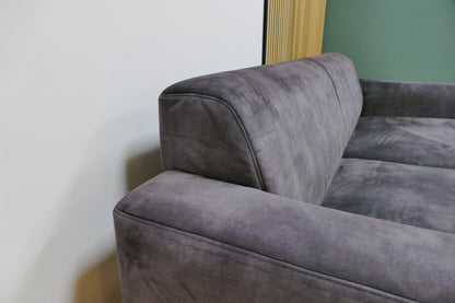 Refurbished 3-Zits Passe Partout Zico Velvet Donkergrijs