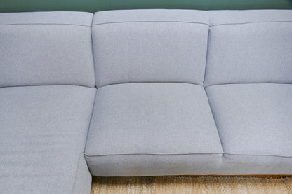 Refurbished Chaise Longue Loods 5 Lichtgrijs