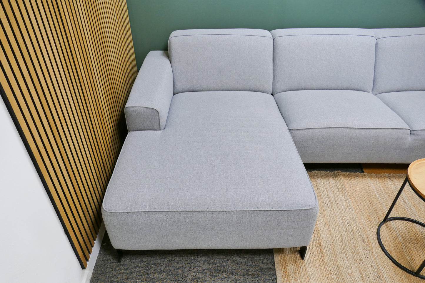 Refurbished Chaise Longue Loods 5 Lichtgrijs