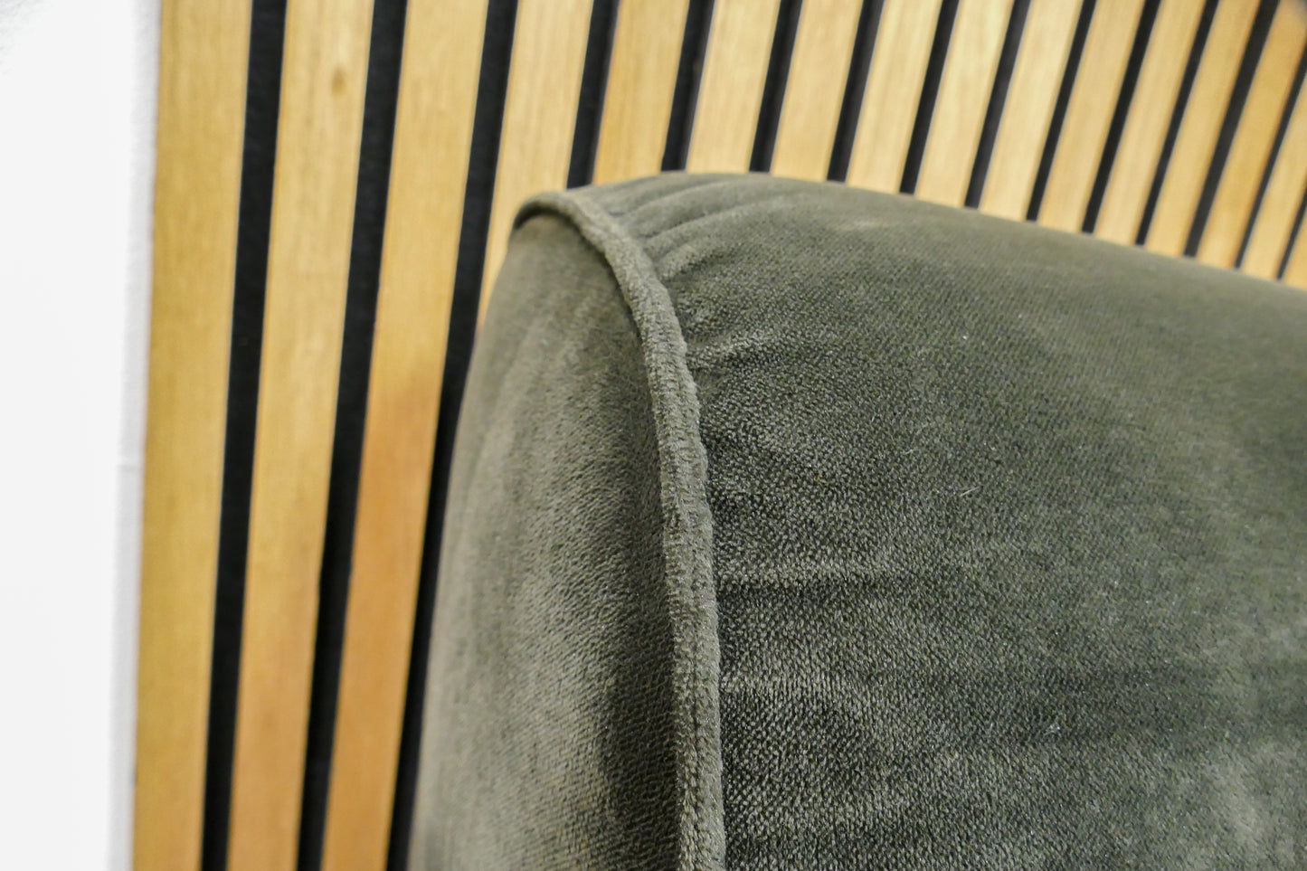 Refurbished Hoekbank BePurHome Velvet Groen
