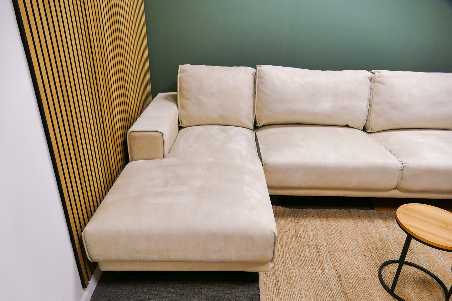 Refurbished U-Bank De Bommel Crème/Beige Microvezel