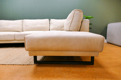 Refurbished U-Bank De Bommel Crème/Beige Microvezel