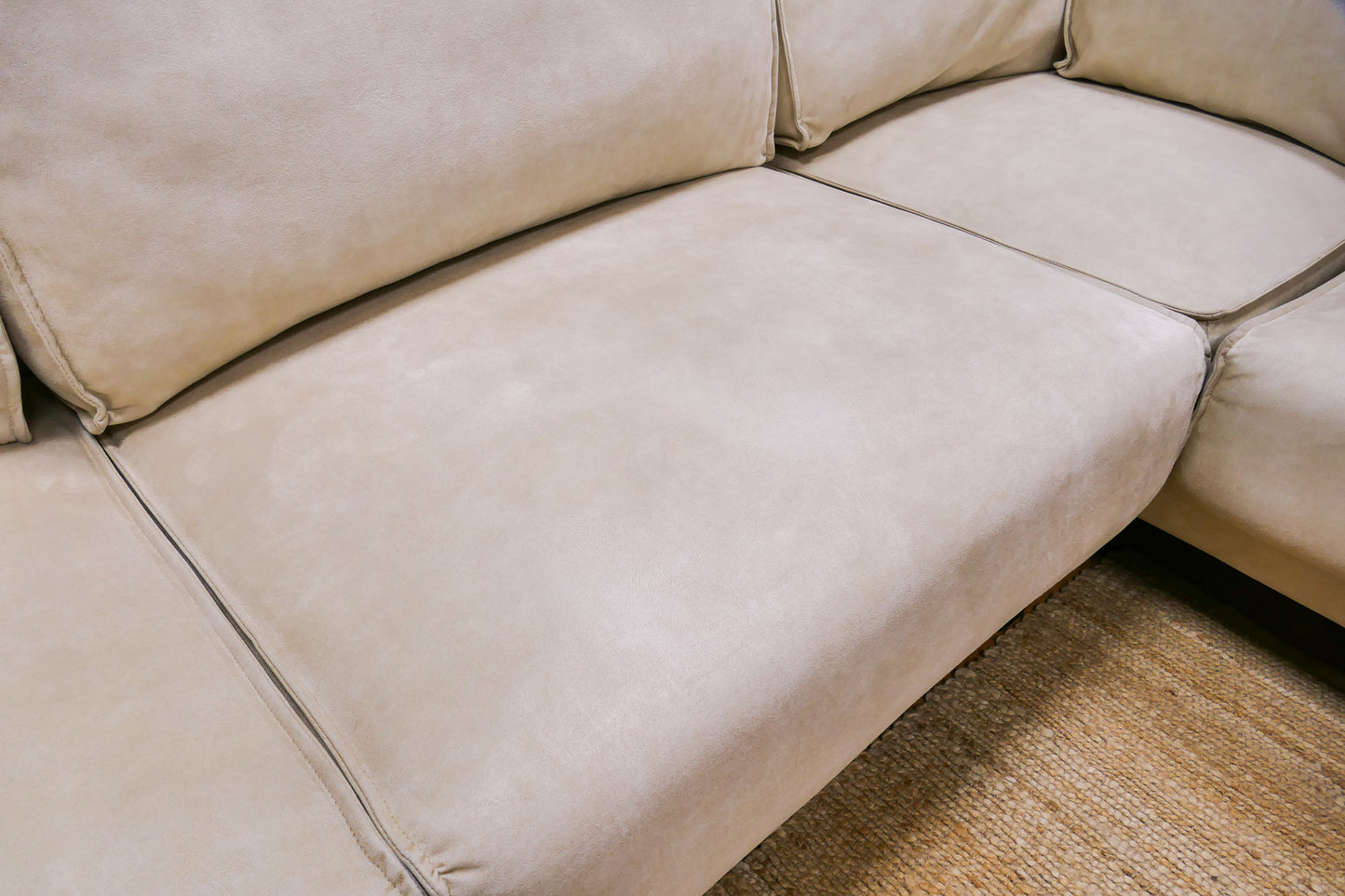 Refurbished U-Bank De Bommel Crème/Beige Microvezel