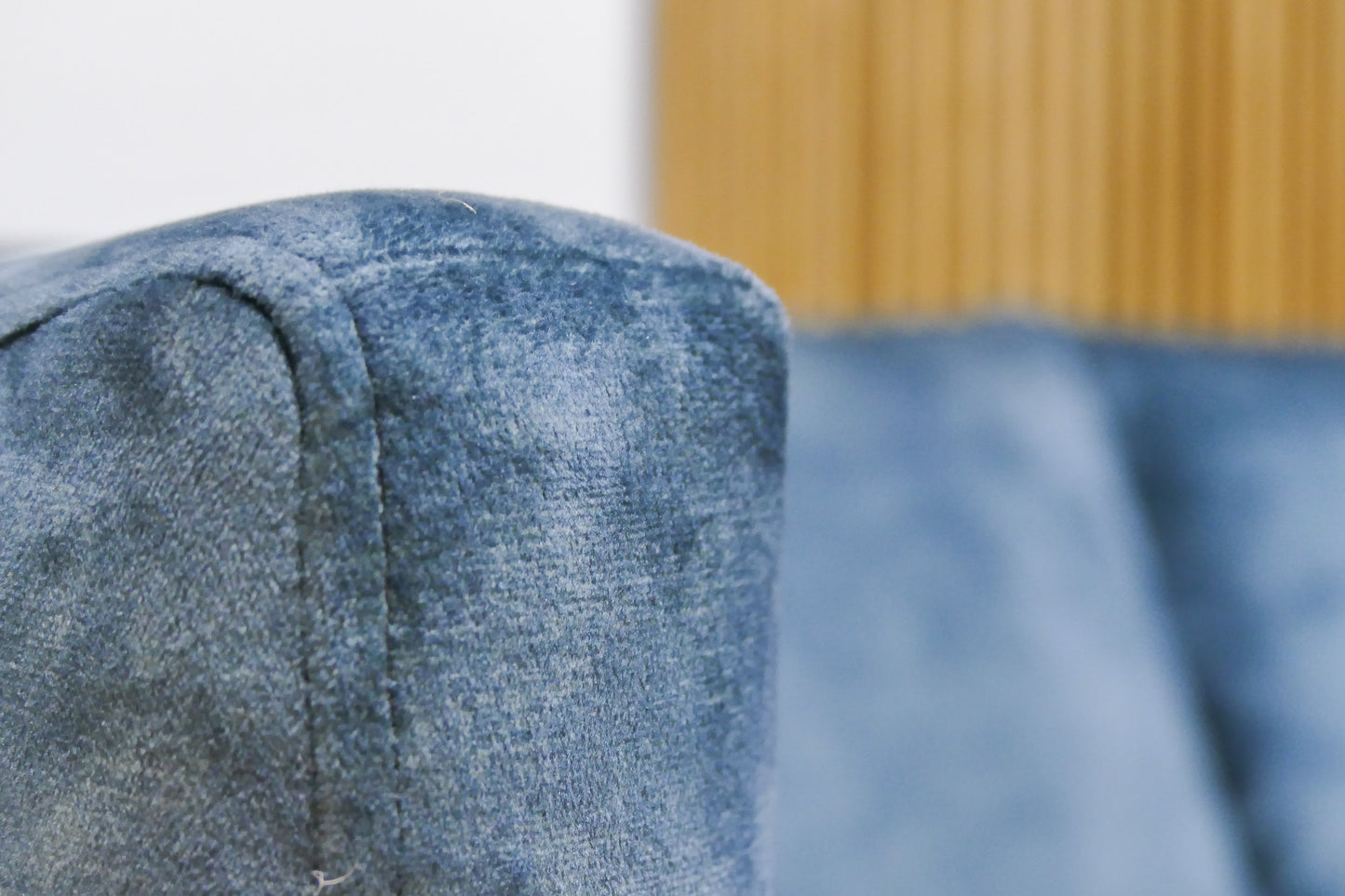 Refurbished Trendhopper Chaise Longue Lund Velvet Blauw