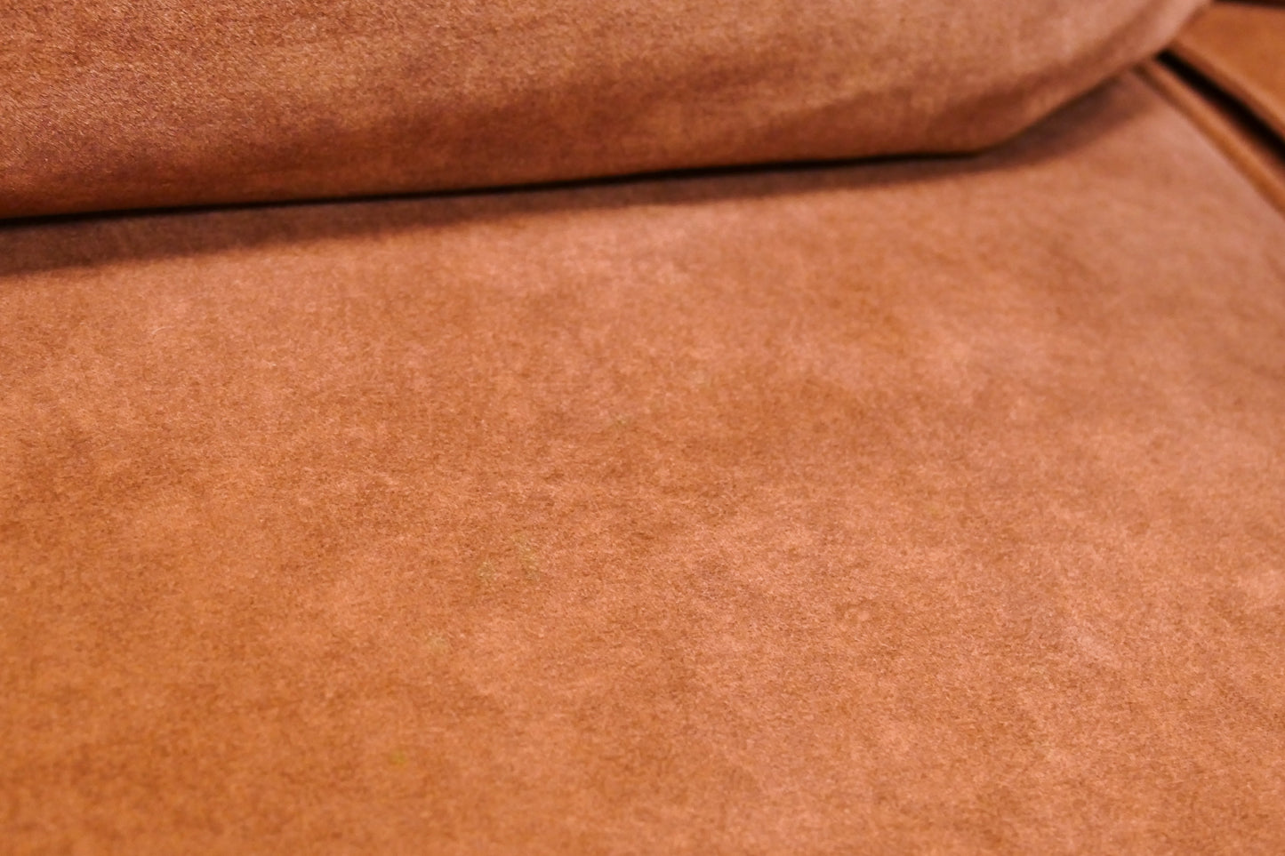 Refurbished Moderne Hoekbank Velvet Roestbruin