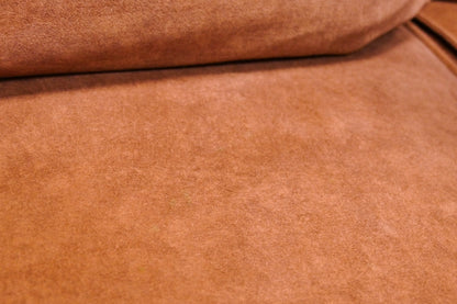 Refurbished Moderne Hoekbank Velvet Roestbruin