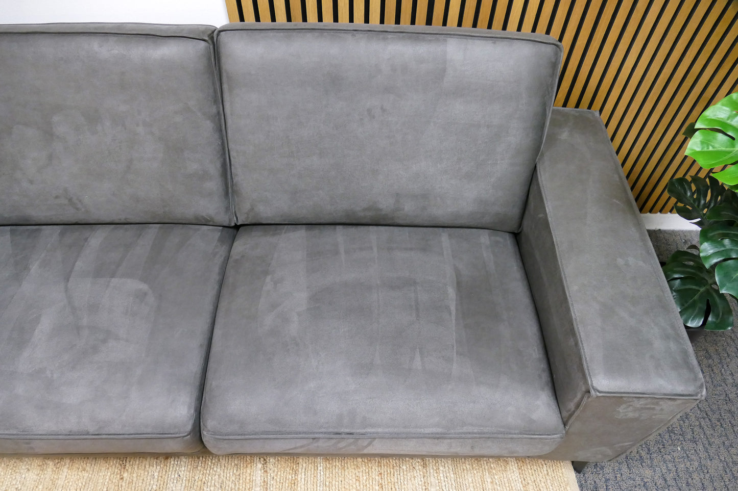 Refurbished 2,5-Zits Pronto Microvezel Antraciet