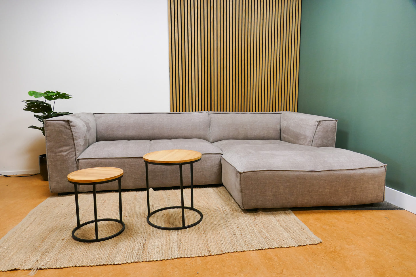 Refurbished Chaise Longue Zitmaxx Elektrisch Verstelbaar Greige