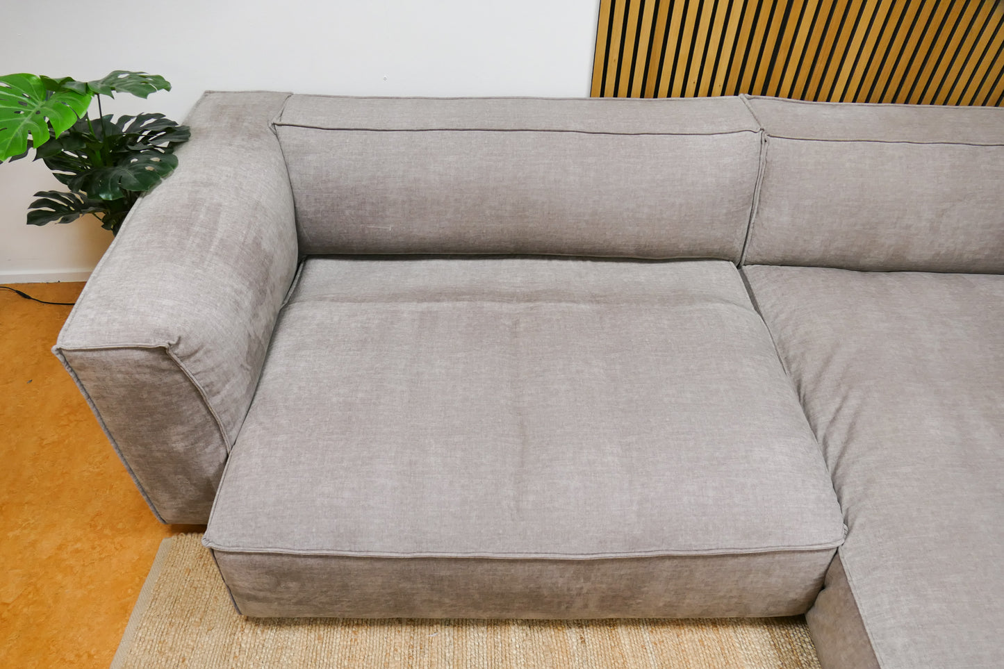 Refurbished Chaise Longue Zitmaxx Elektrisch Verstelbaar Greige