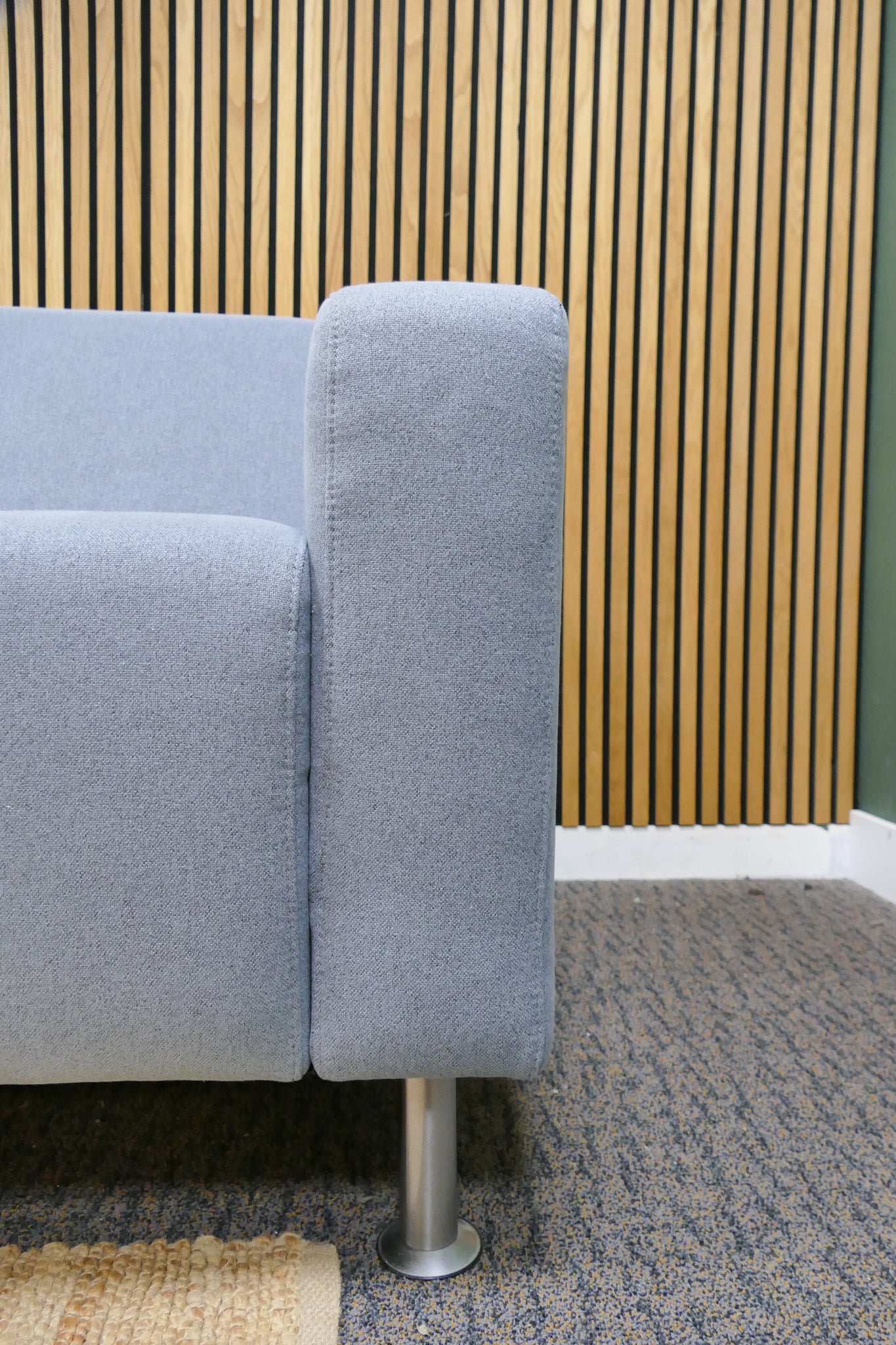 Refurbished 3 Zits Bank Lichtblauw