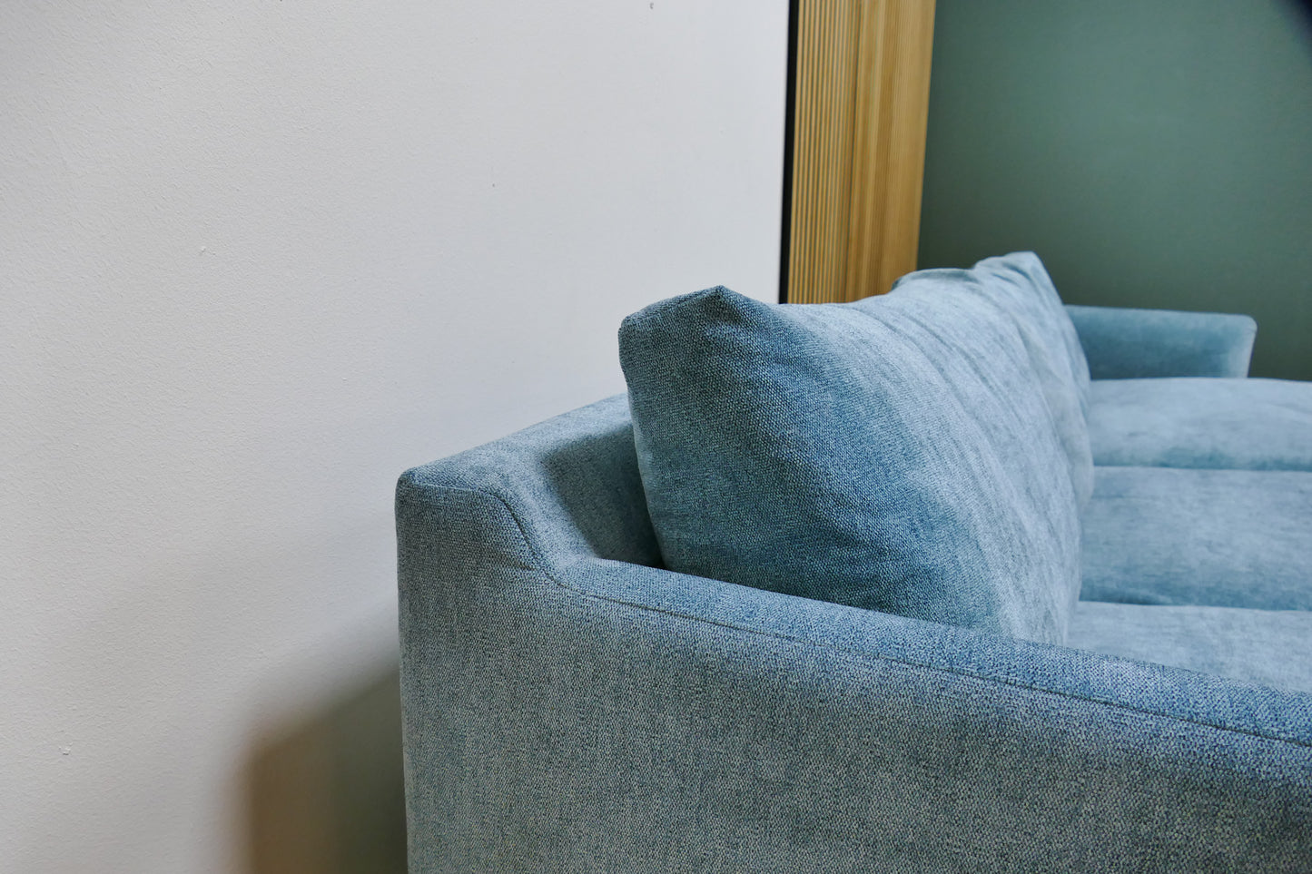 Refurbished Chaise Longue Goossens Luxor Turqouise/Blauw
