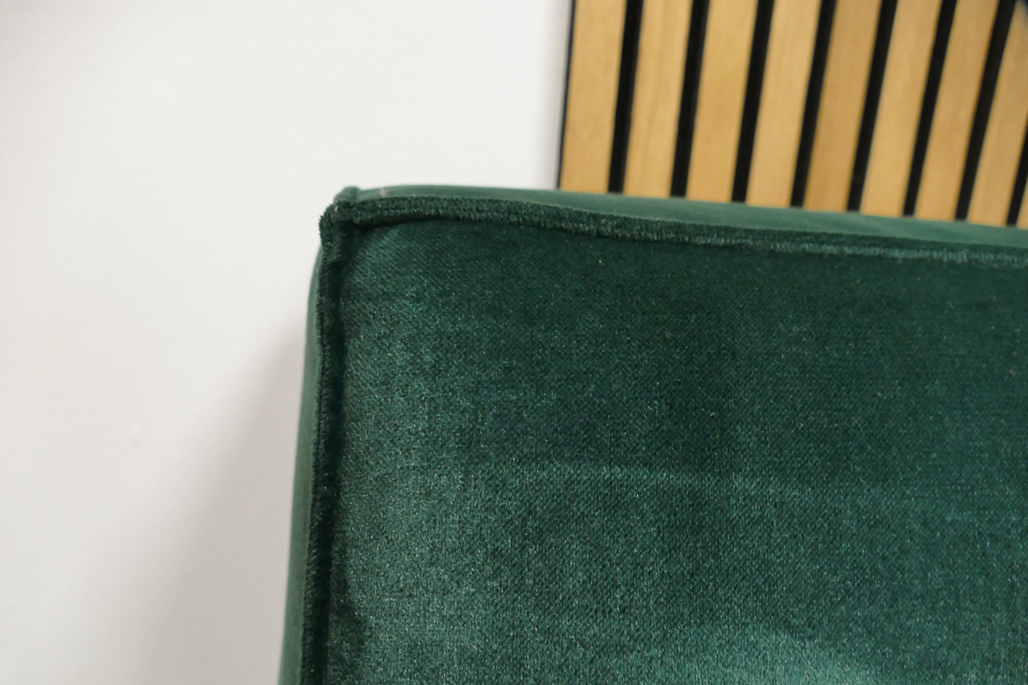 Refurbished Hoekbank Velvet Groen Zitmaxx