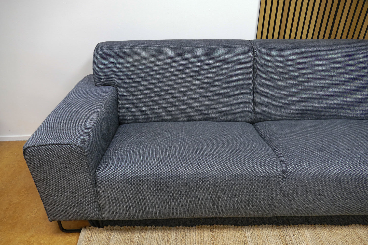 Refurbished Moderne Sanders Hoekbank Donkergrijs