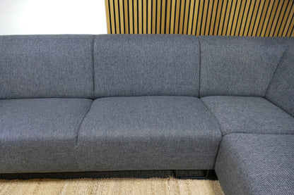 Refurbished Moderne Sanders Hoekbank Donkergrijs