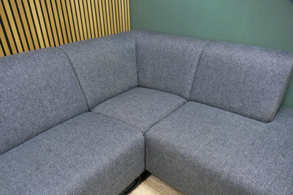Refurbished Moderne Sanders Hoekbank Donkergrijs