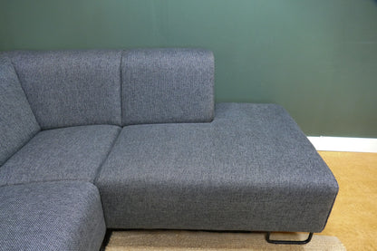 Refurbished Moderne Sanders Hoekbank Donkergrijs