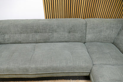 Refurbished Moderne Hoekbank groen