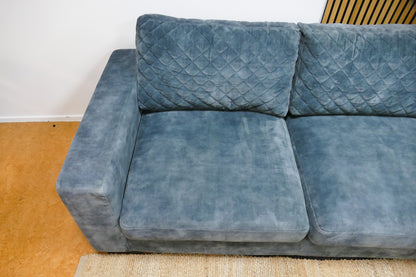 Refurbished Chaise Longue Turqouise Urban Sofa