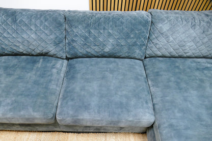 Refurbished Chaise Longue Turqouise Urban Sofa