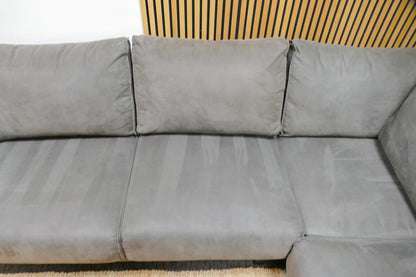 Refurbished Hoekbank De Bommel Microvezel Antraciet