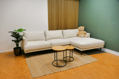 Refurbished Goossens Chaise Longue Beige