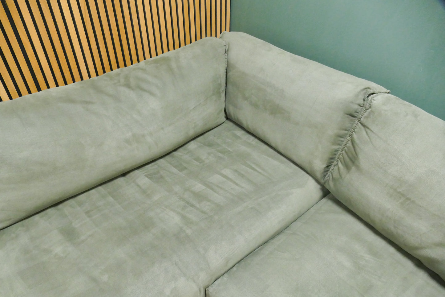 Refurbished Goossens Hoekbank Groen