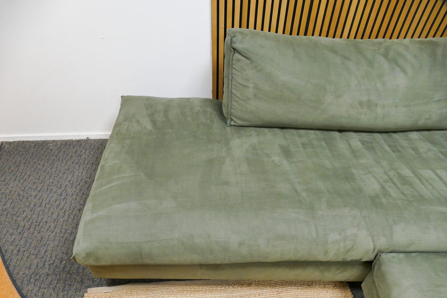 Refurbished Goossens Hoekbank Groen